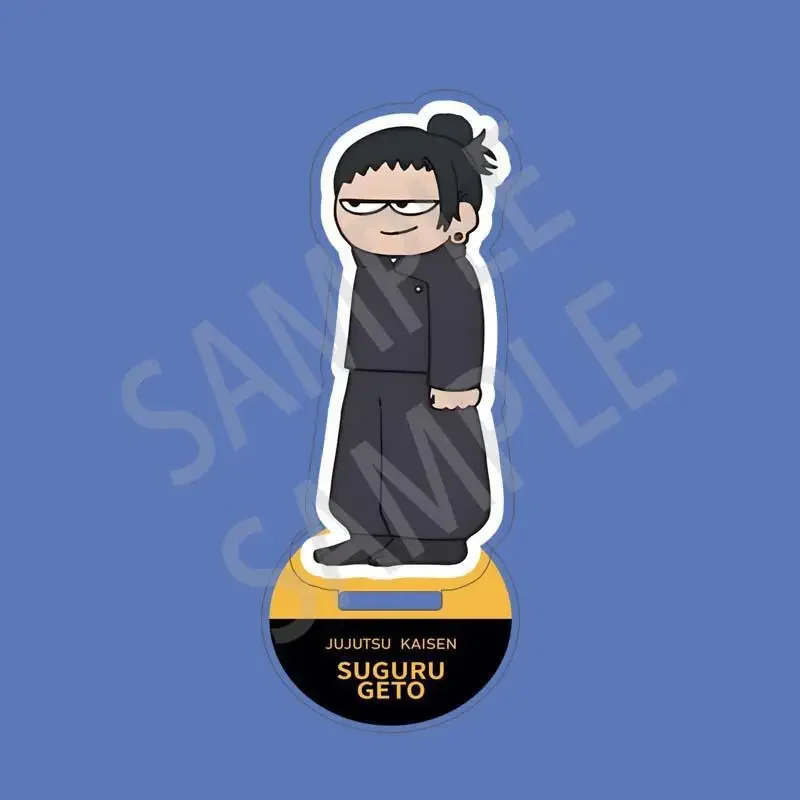 10CM Anime Jujutsu Kaisen Gojo Satoru Getou Suguru Acrylic Action Figures Collectible Standing Plates Model Ornament Gifts