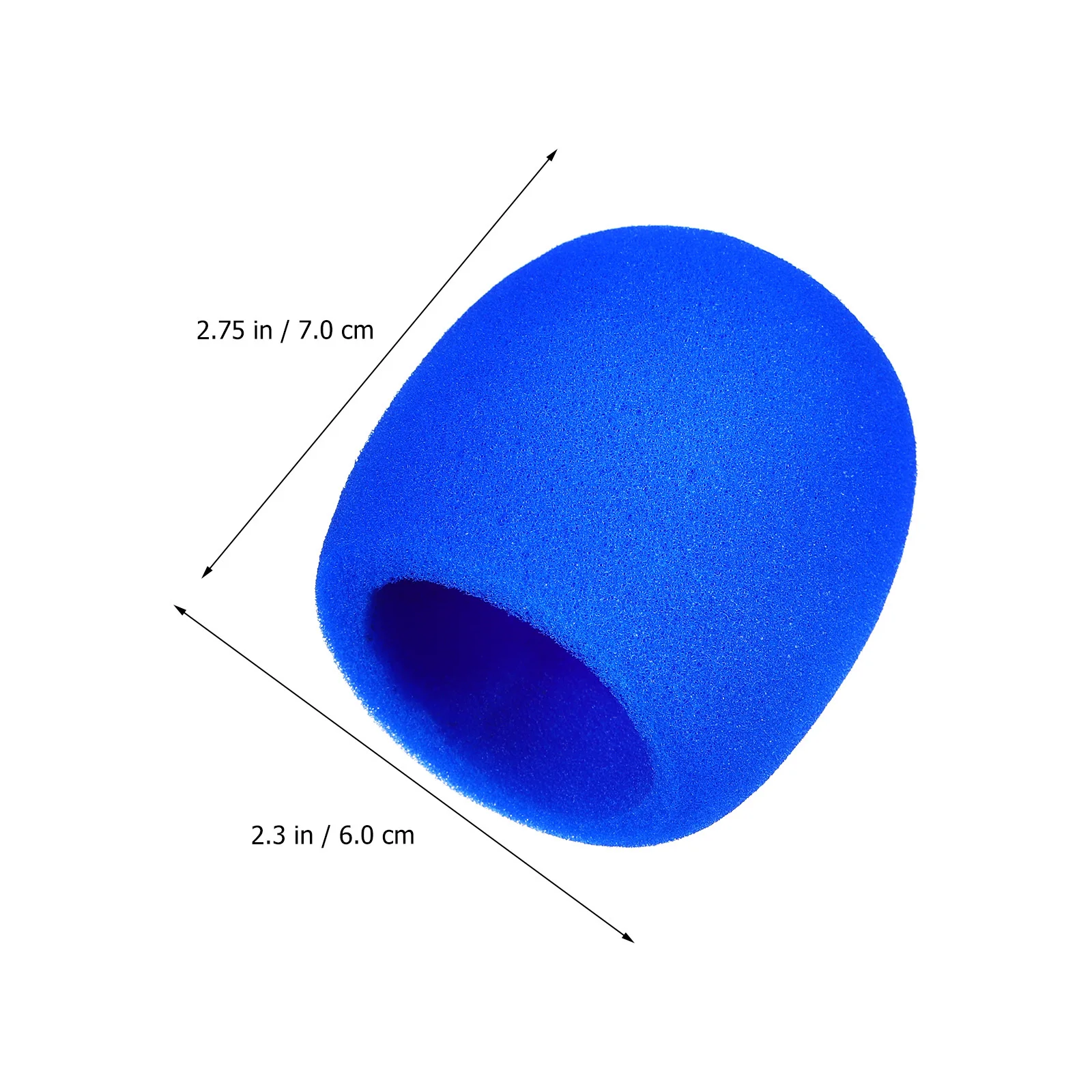 10 pçs engrossado microfone esponja cobre 38mm universal para ktv streaming ao vivo escritório microfone fornecimento à prova de vento redução de ruído macio