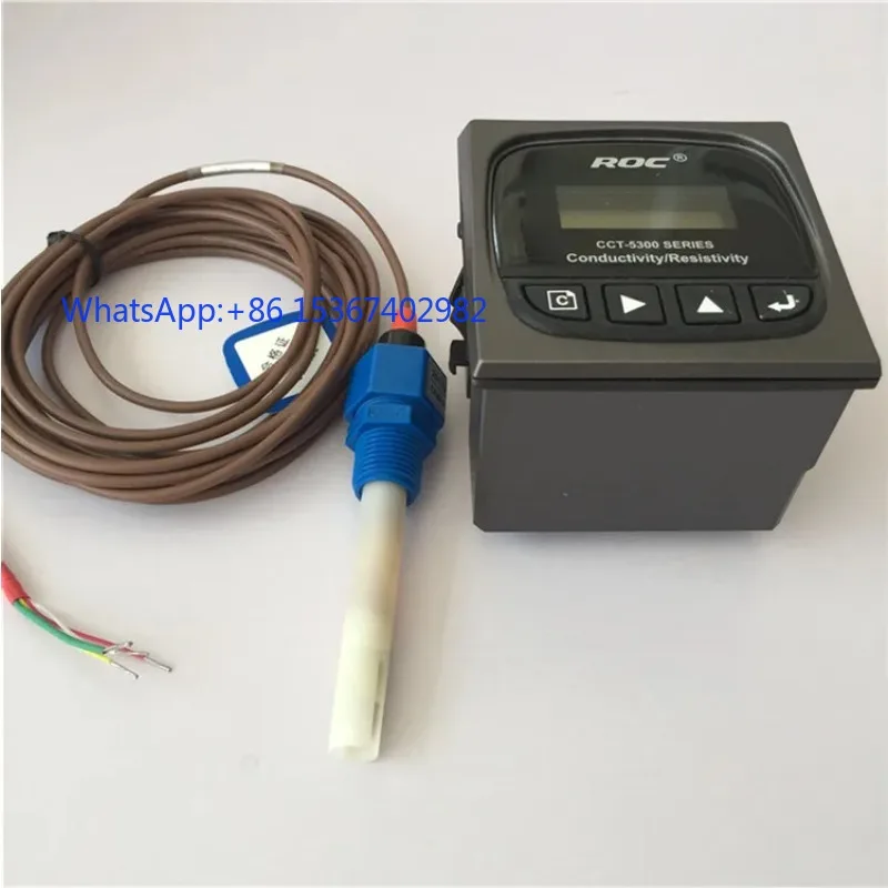 1Pcs CCT5320E 5300 Industrial Online Conductivity Meter Automatic Control With Relay Output Water Quality Tester