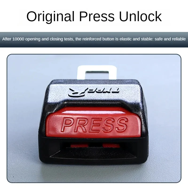 1/2PCS Thickened Car Seat Belt Extender Safety Seatbelt Lock Buckle Plug Anti-Noise Socket Extender Car Accessories