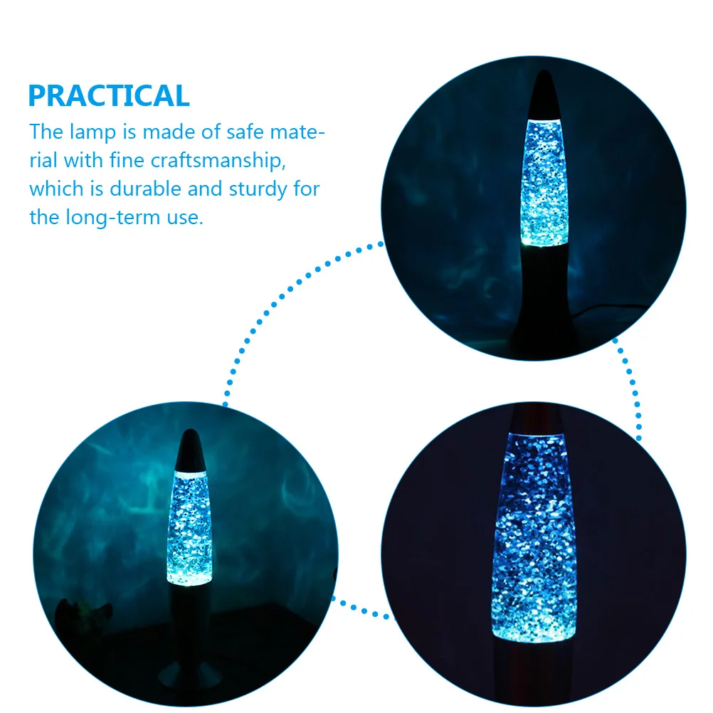 

Bedside Bedroom Small Light Glitter Decorative Lights Night Lamp Creative Night Light Romantic Glitter Liquid Motion Lamp Safe