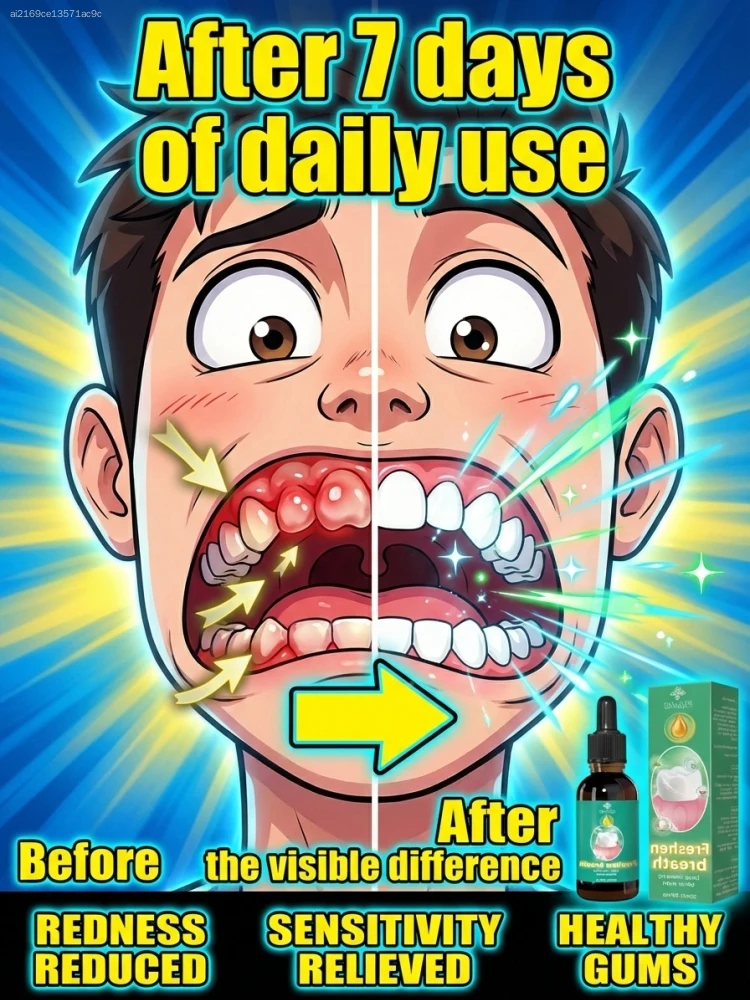 

Gently nourish the gums and improve sensitivity and fragility