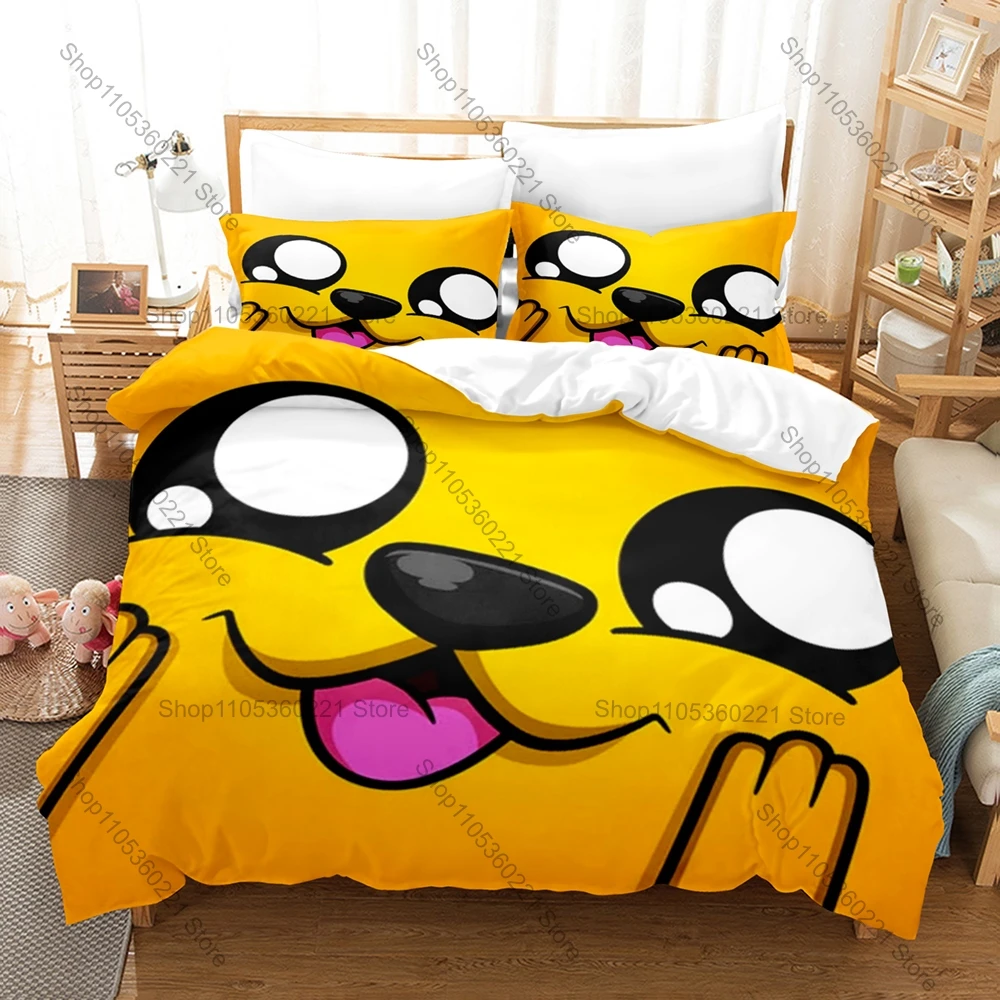 Juego de Ropa de Cama Popular del Gamer Español Mikecrack, 3 Piezas, Funda de Edredón Estampada, Ropa de Cama de Microfibra Suave para Dormitorio de Fans