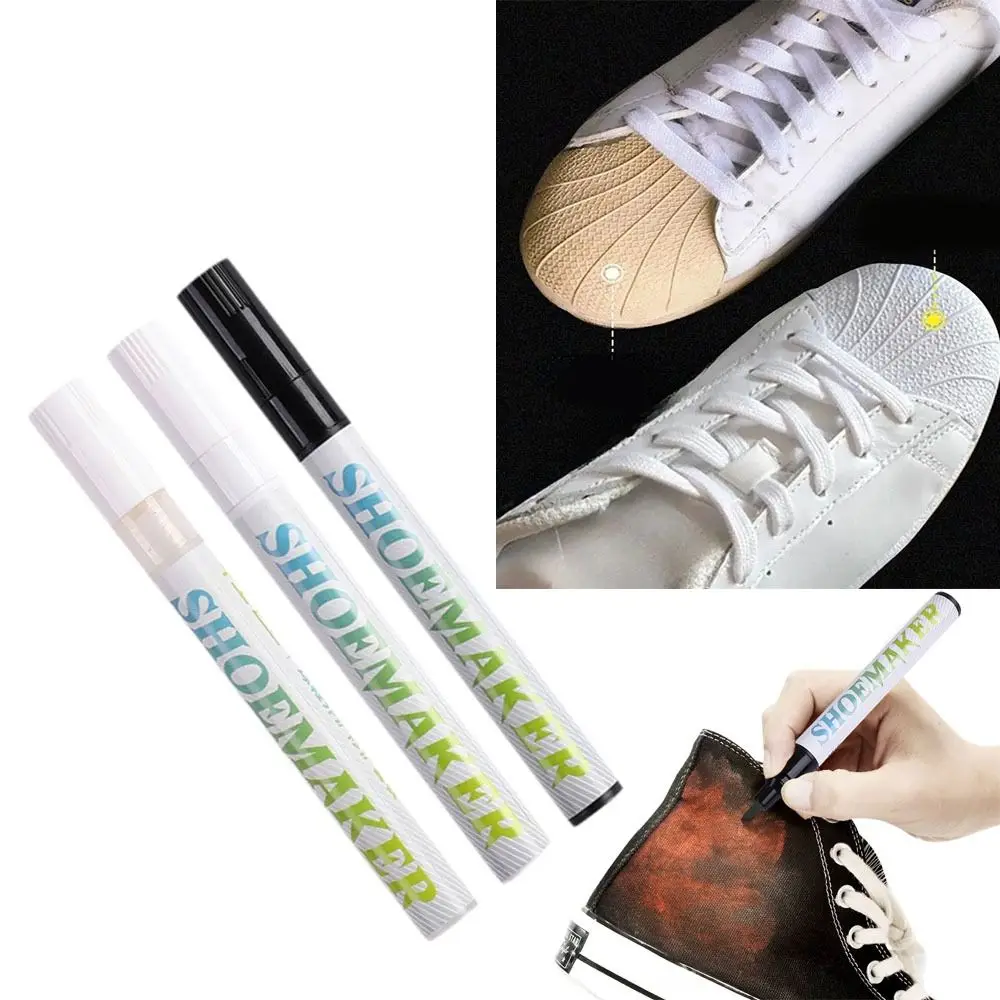 Waterproof Shoes Stains Removal Repair Complementary Color White Go Yellow Sneakers Anti-Oxidation Pen Painting Cleaner