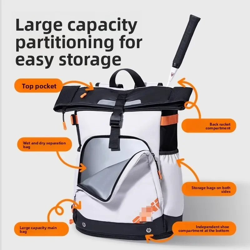 

2025 Backpack 2025 New Large Capacity Men's Sports Training Ball Bag