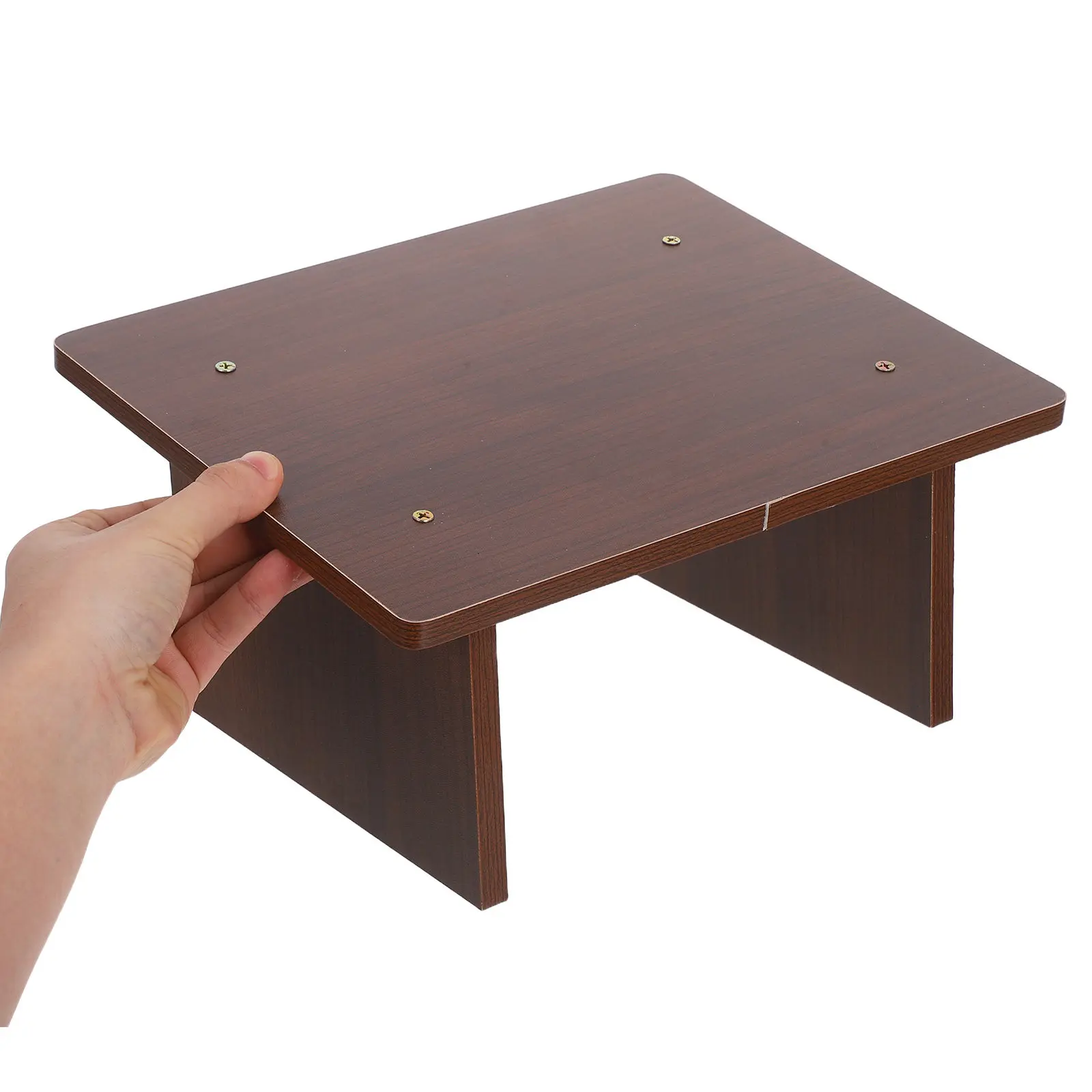 Portable Footrest Stool Wood Desk Slanted Under Nonslip Office Home Living Room Leg Support Ergonomic Posture
