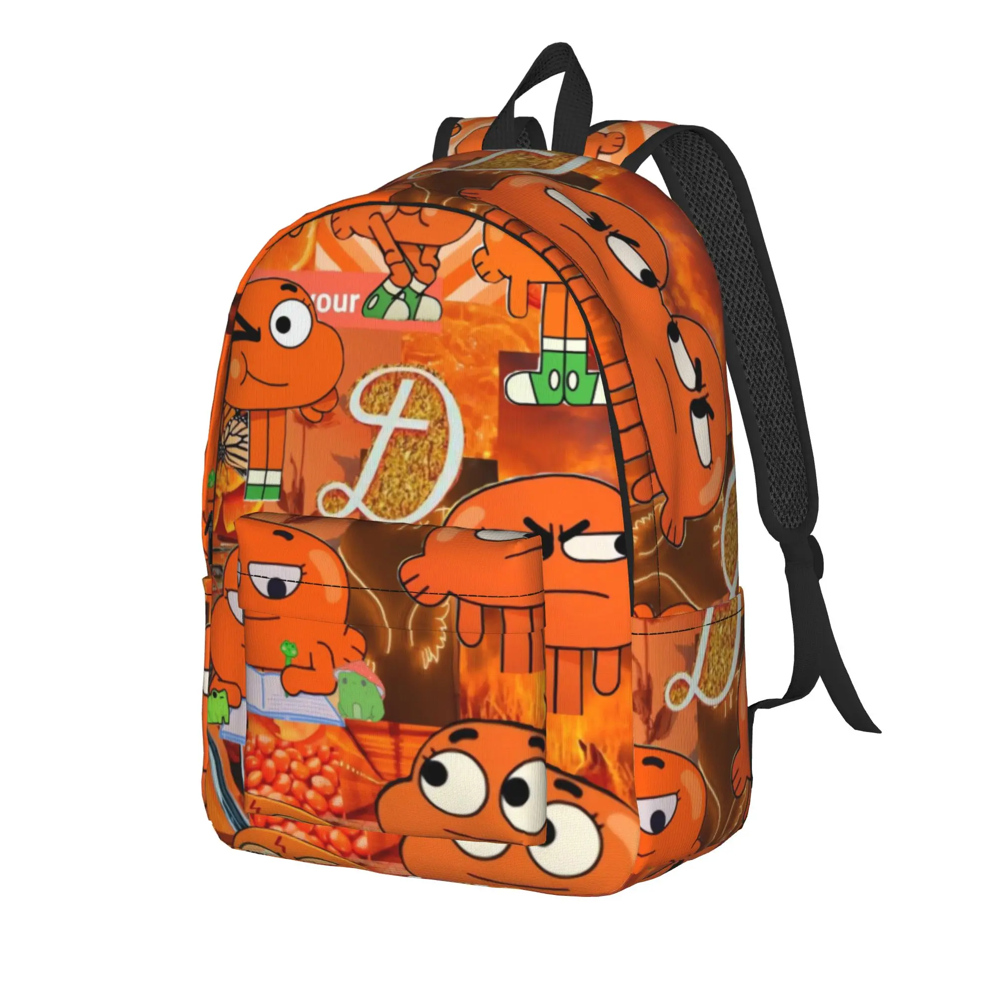 Gumball Gum Ball Watterson Amazing Cartoon Backpack  Kawaii Backpacks Unisex Outdoor Style Large School Bags Designer Rucksack