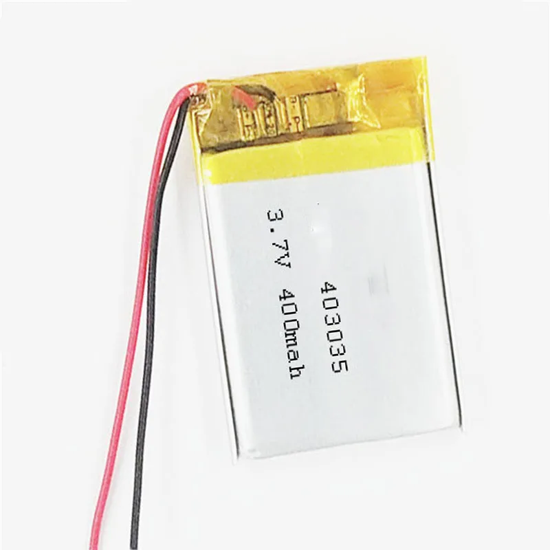 

2/5/10/20 Pcs 3.7V 400mAh 403035 Lithium Polymer Ion Battery 2.0mm JST Connector