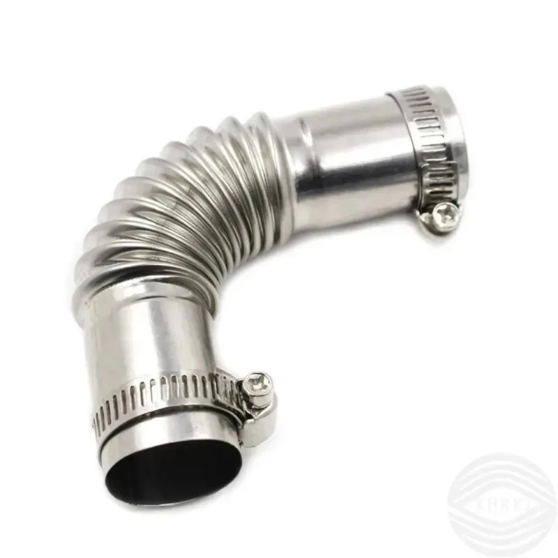 

24 мм для соединителя трубы с зажимами, колено из нержавеющей стали, выхлоп для воздушного стояночного обогревателя Webasto, автомобиля, лодки, розетки для автофургона