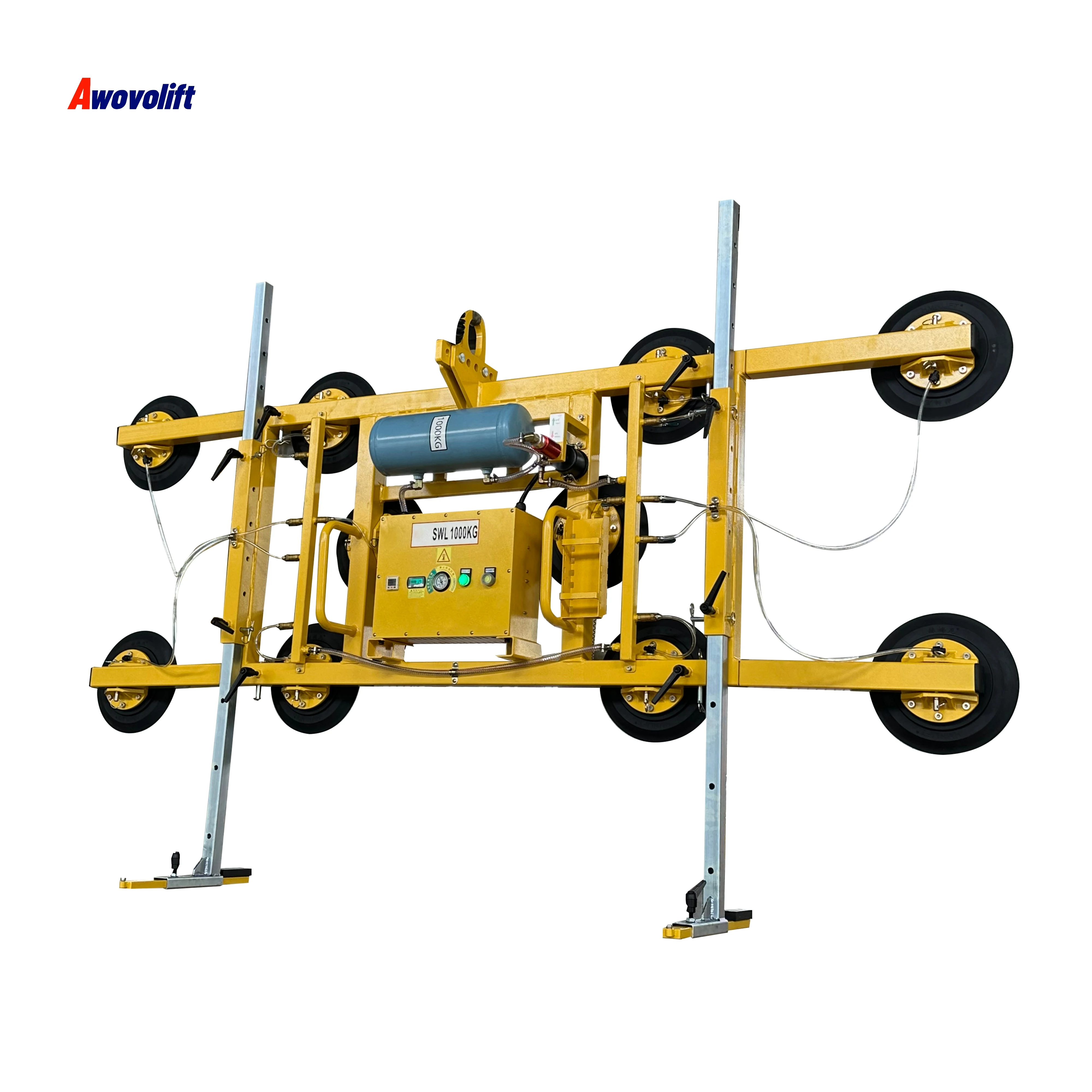 

Awovolift Glass Hollow Line with Towing Hook Vacuum Lifter for Glass Lifting Moving Suction Cup Factory Garage CE 1000kg