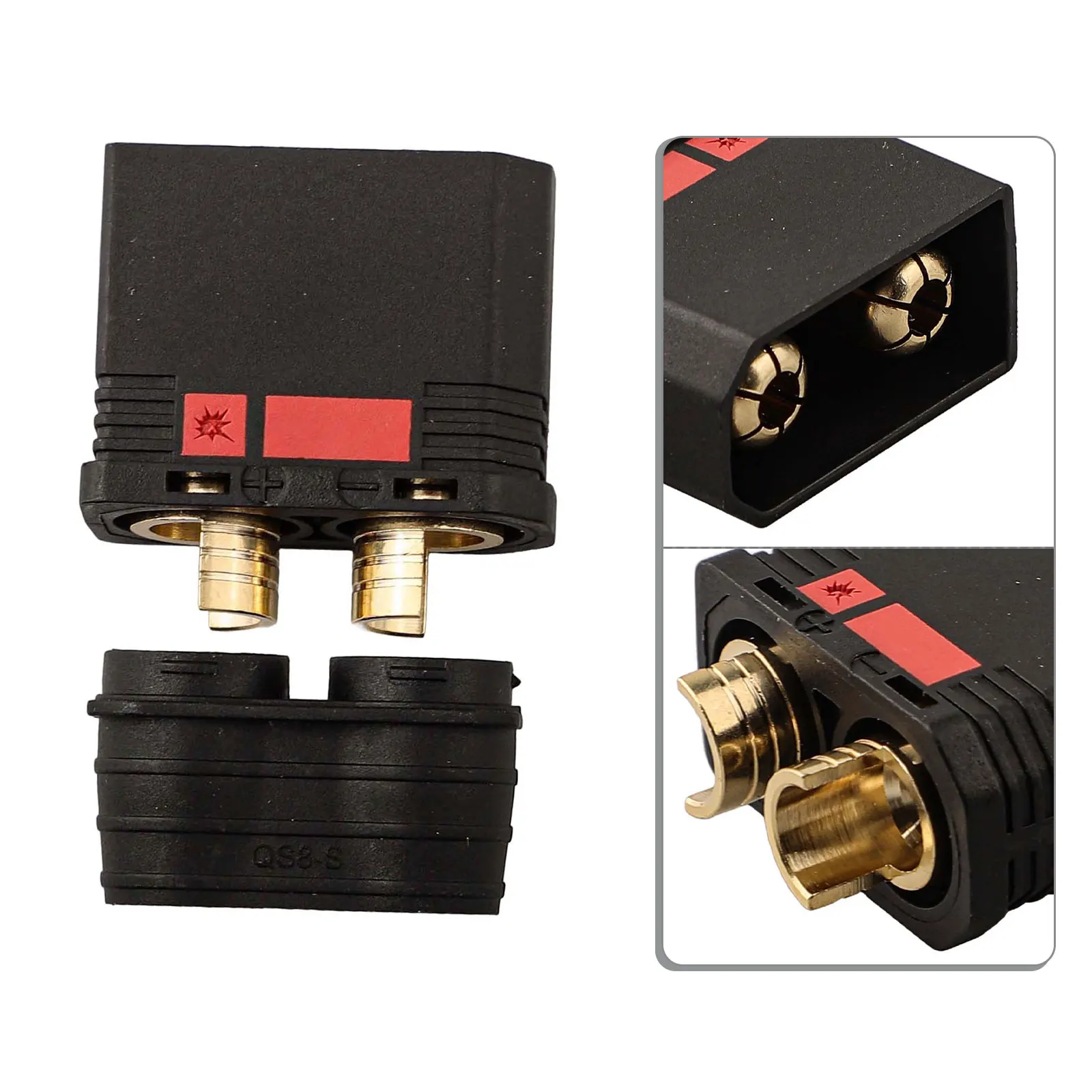 

For Electronic Projects 26*31mm QS8-S Battery Connector Maximum Temperature 200 Plastic Material Rated Voltage 600V