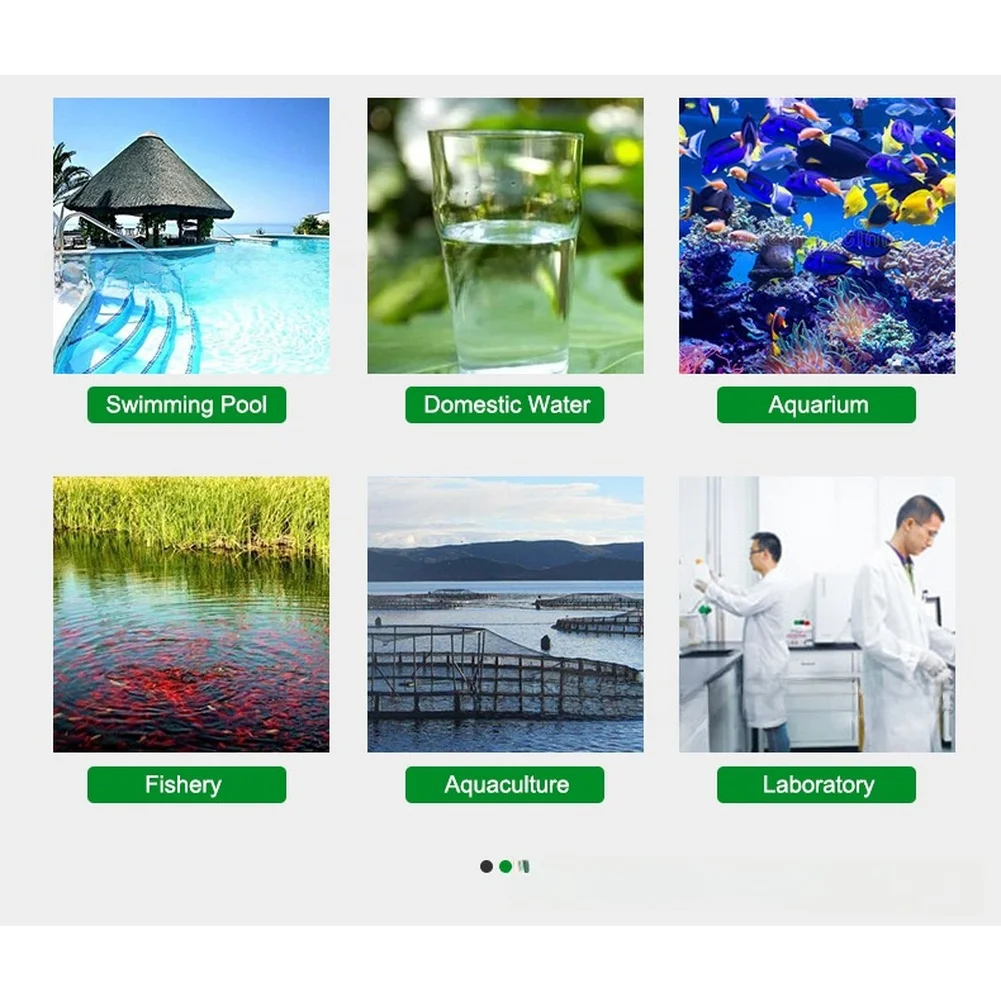 For Pool Systems 9-in-1 Water Tester 9 In 1 Water Testing Instrument Wireless Water Tester ORP -2000mV To 2000mV