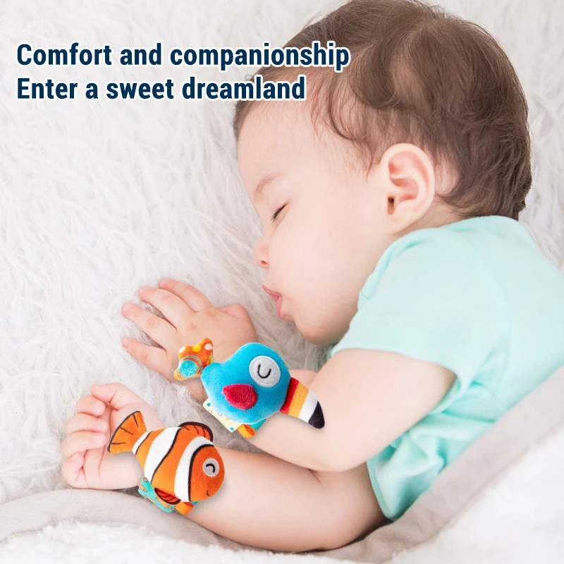 0-12 meses brinquedo do bebê dos desenhos animados alça de pulso chocalhos brinquedos educação precoce interação sensorial desenvolvimento pulseira chocalhos brinquedos