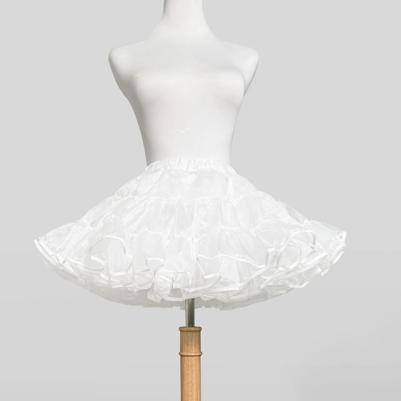Multi-length Boneless Duck Hip Lolita Petticoat 30/35/40/45cm Super Fluffy Dog Short Tulle Underskirt Daily Cosplay Crinoline view 4