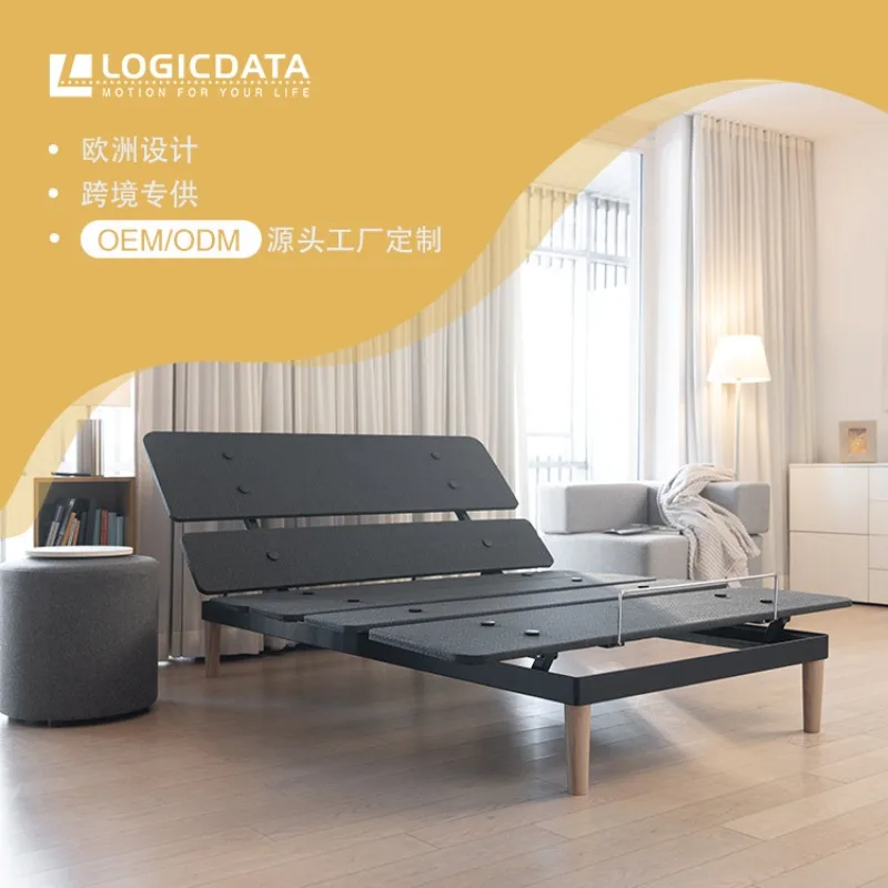 Intelligent electric bed frame multi-function remote control one piece reset memory position electric bed