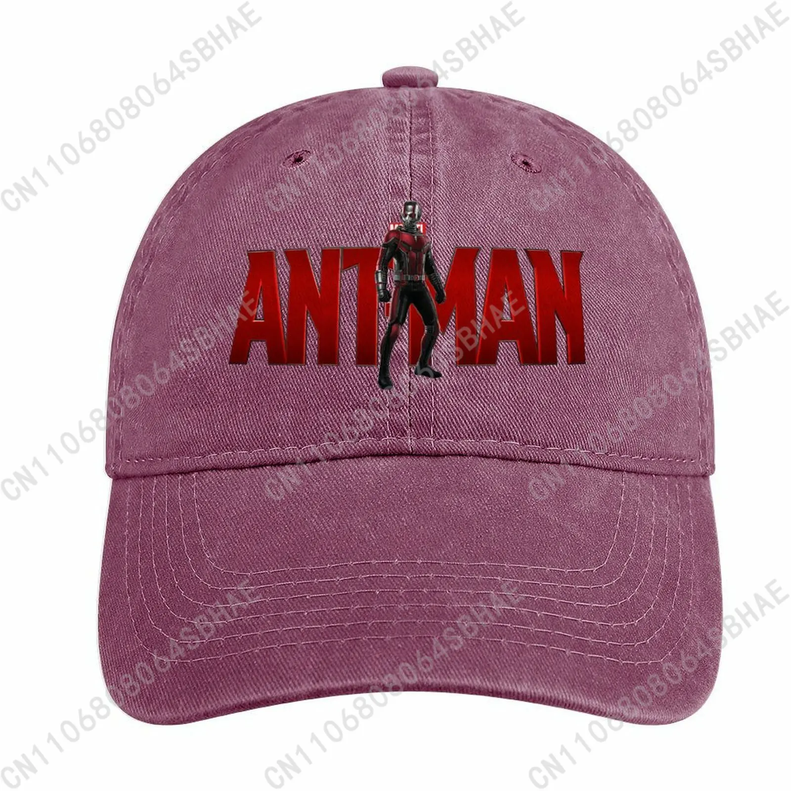 

Marvel Ant Man Washed Cotton Baseball Cap Vintage Dad Hat Men Women Retro Adjustable Denim Cap Streetwear Cosplay