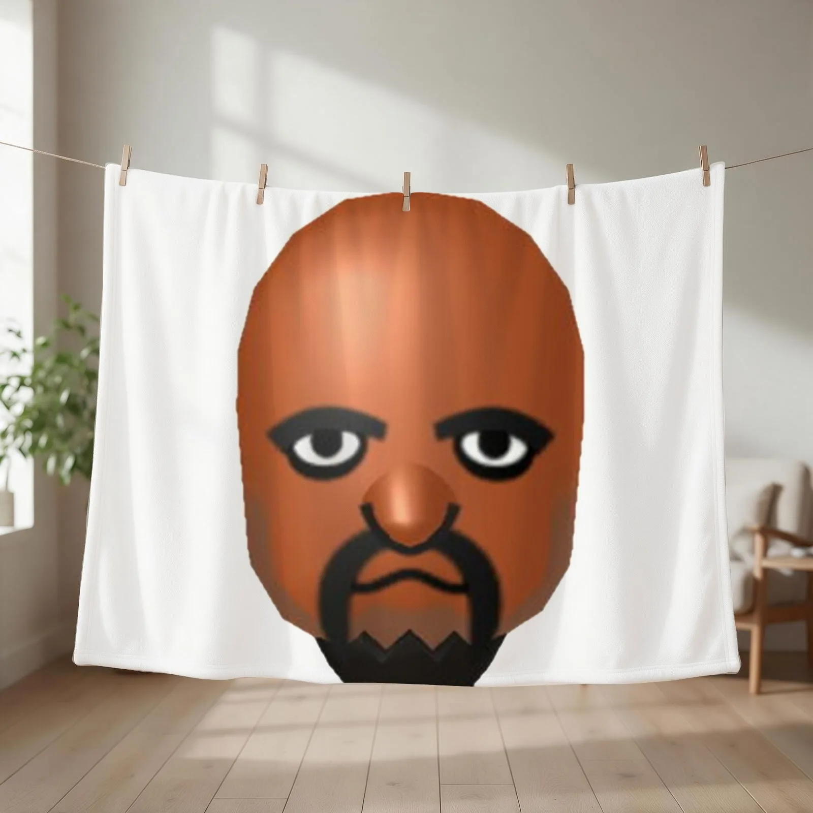 Matt from Wii Sports Throw Blanket Retros Furrys Decorative Sofa Blankets For Sofas Blankets
