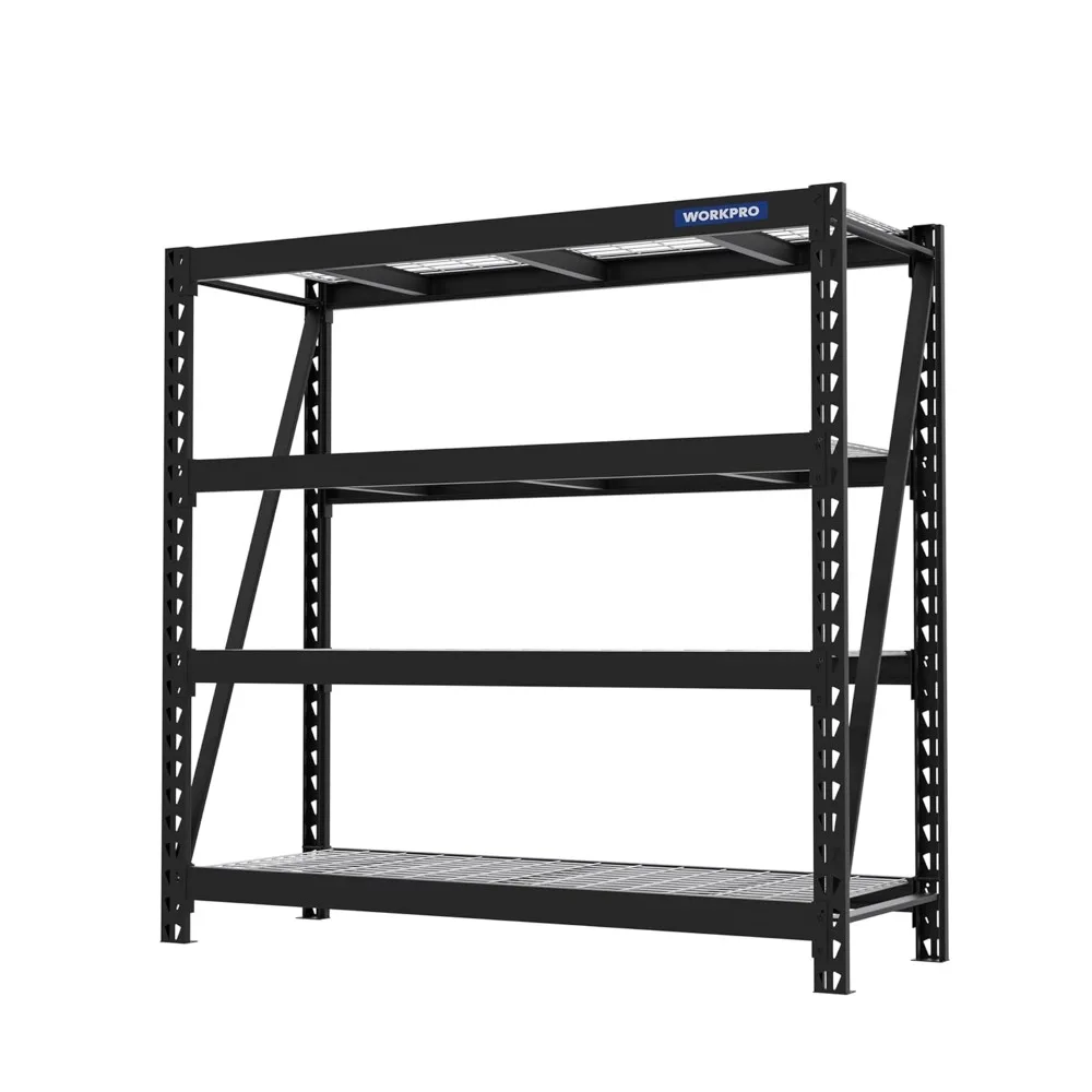 

Garage Shelving, 68" W x 24" D x 65" H, 7200 LBS Load, Heavy Duty Metal Shelves for Storage, Industrial Storage Rack
