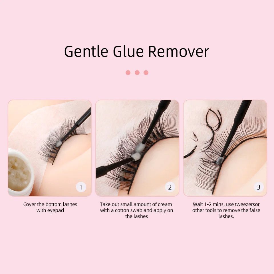 5/10g Grafting Eyelash Glue Remover Professional Eyelash Extension Adhesive Glue Remover Cream No-irritating Makeup Remover Tool