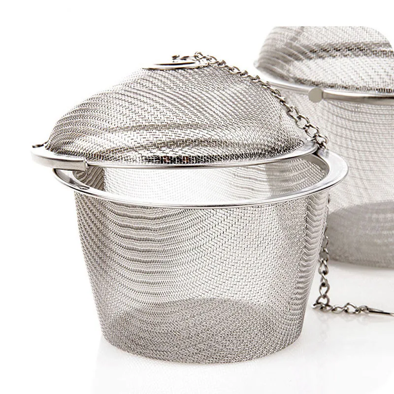 

Tool Mesh Tea Ball Strainer Filter Gadget Infuser Parts For spices/loose leaf tea Silver 4.5~11cm High Quality