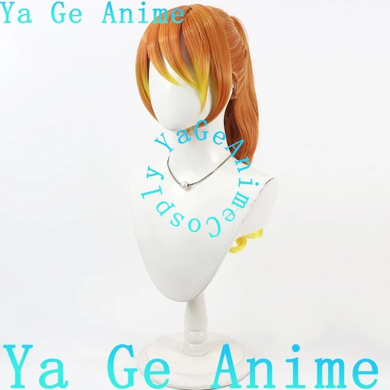 Peruka Cosplay Ya Ge Anime Store TETRA Project AI Emotion Inferior Anime Gry Halloween Karnawał Syntetyczne Włosy Odporne na Ciepło