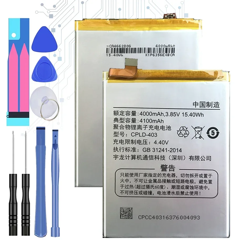 

4100mAh Mobile Phone Battery CPLD-403 For Letv LeEco Coolpad Cool1 Cool 1 Dual le3 LeRee R116 C106 C106-7 C106-9 C103 C107-9