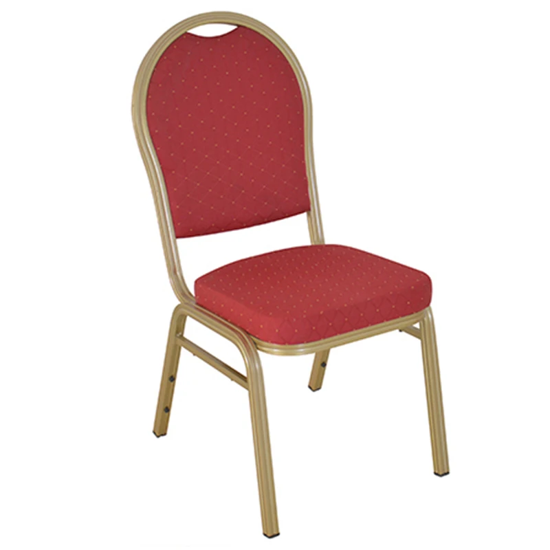Aluminum Frame Fabric Fabric Stackable Banquet Chair Suitable for Hotel Banquet Wedding Banquet Chair