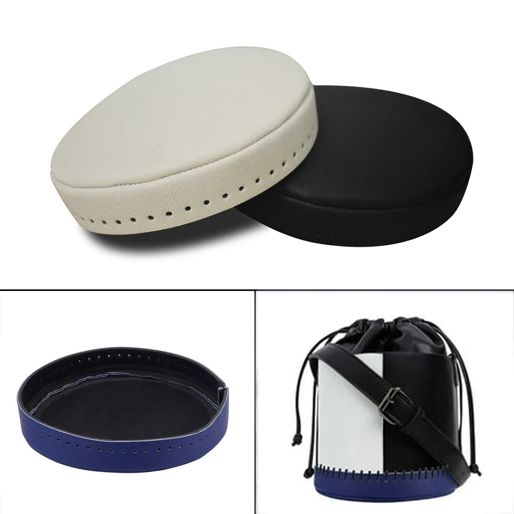 

17*17 см круглое дно сумки из искусственной кожи для DIY вязаные крючком сумки-ведра базовая подкладка кошелек ручной работы дно сумки аксессуары