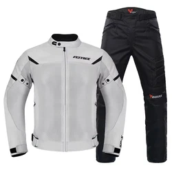 Motorcycle Jacket Cycling jacket Men's Summer Breathable Mesh ReflectiveMotorcycle Jacket Wear ResistantMotocrossRacing Clothing