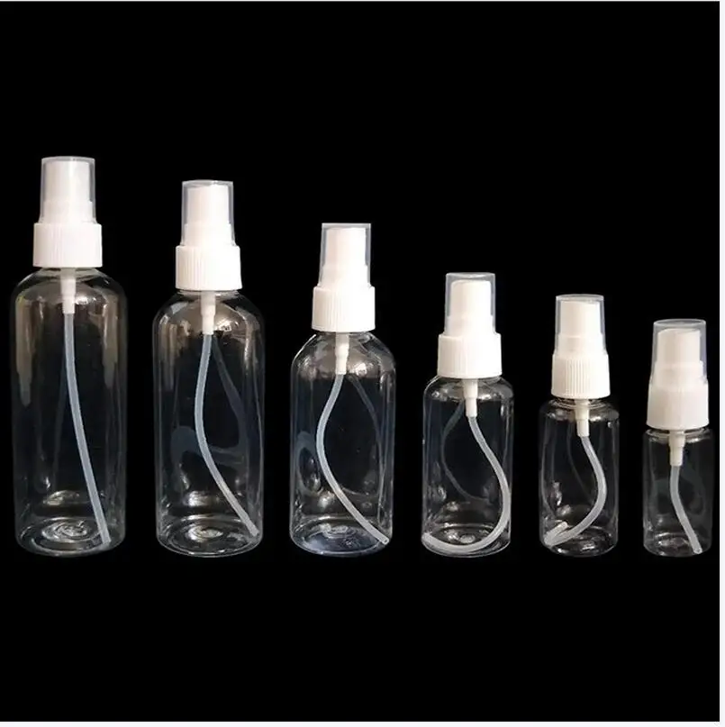 1pcs 10ml-100ml Refillable Bottles Transparent Plastic Perfume Atomizer Mini Empty Spray Bottle Portable Travel Accessories