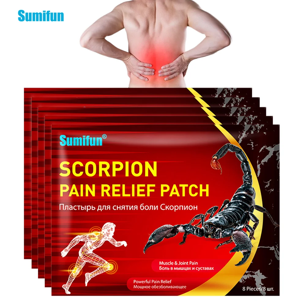 

8/24/40Pcs Sumifun Pain Relieve Patch Rheumatoid Arthritis Analgesia Sticker Knee Joint Muscle Strain Ache Medical Care Plaster