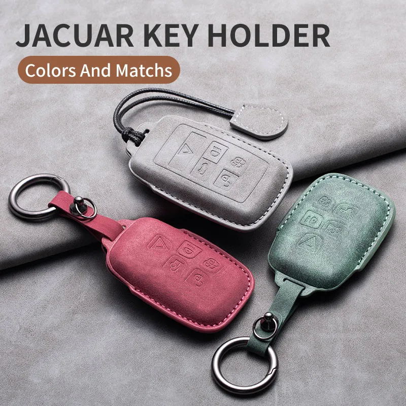 Car Key Case Cover For Land Rover Range Rover Sport Evoque Velar Discovery 5 Jaguar XE XF E-Pace F-Pace A9 A8 A9 X8 XJ XFL XJL - view 2
