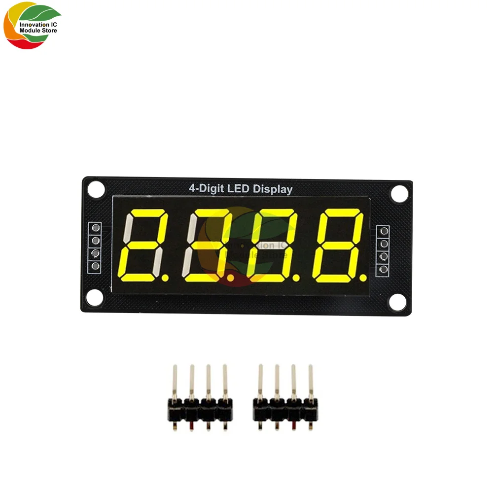 0.56 Inch TM1637 Four-digit Digital Tube Module Without Clock Red/blue/white/green/yellow Display Digital Tube Module Unsoldered