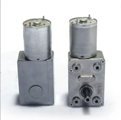 웜 리버시블 하이 토크 터보 기어드 모터, Mayitr 전기 기어박스 감속기, DC6, 12, 24V, JGY370, 0.6-375RPM