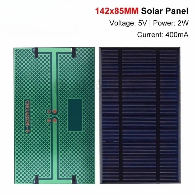 

Polycrystalline Solar Panel - 5V/6V/12V Rechargeable Battery DIY Photovoltaic Power Generation Panel - Foldable Design