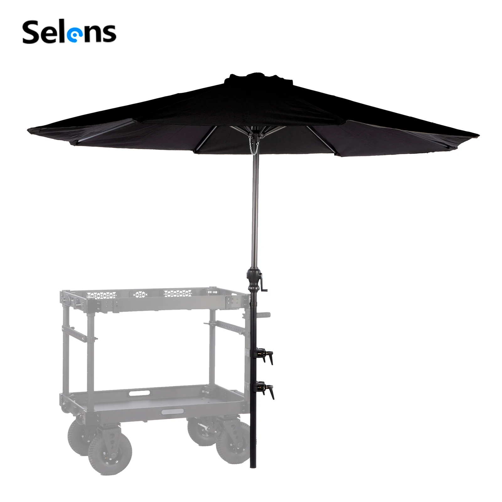Selens 2.7M Sun Canopy Umbrella With Rod Clip for Director's Cart,  Sunshade for Photography & Video Production Field Use