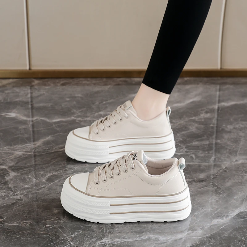 

Shoes Women Sneakers Fashion Female Casual Shoes Tenis Trainer Breathable Lace Up Running Shoes for Woman Skateboarding Footwear