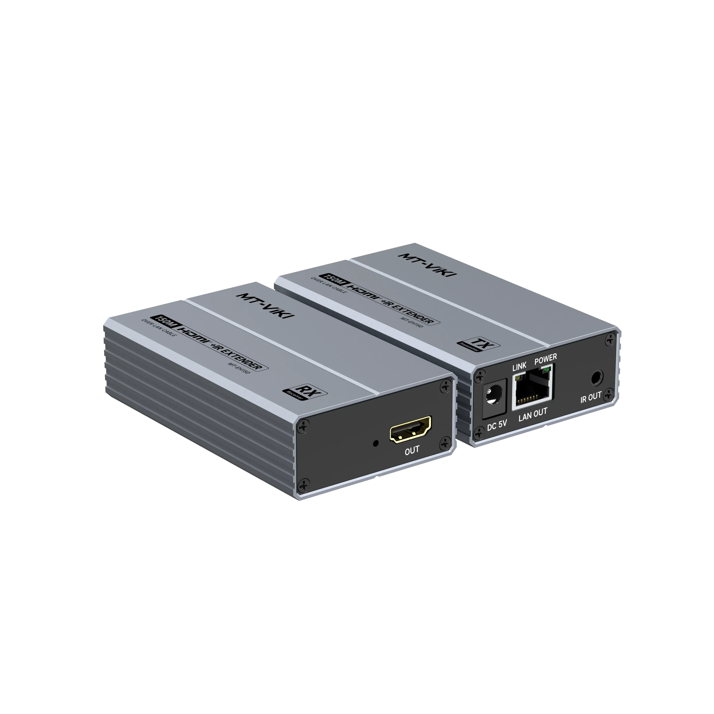 150m HDMI Extender Over Cat6 1080P with Loopout, MT-VIKI HDMI Transmitter and Receiver