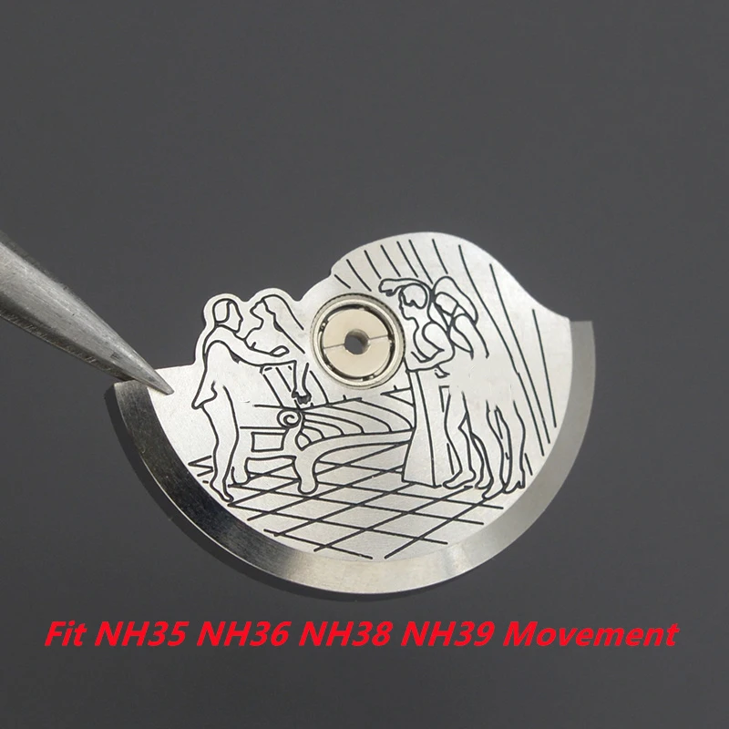 Новые часы 2025 года, модифицированные роторы с качающимся весом, подходят для Японии NH35 NH36 NH38 4R 6R 7S, аксессуары для часов с автоматическими механизмами