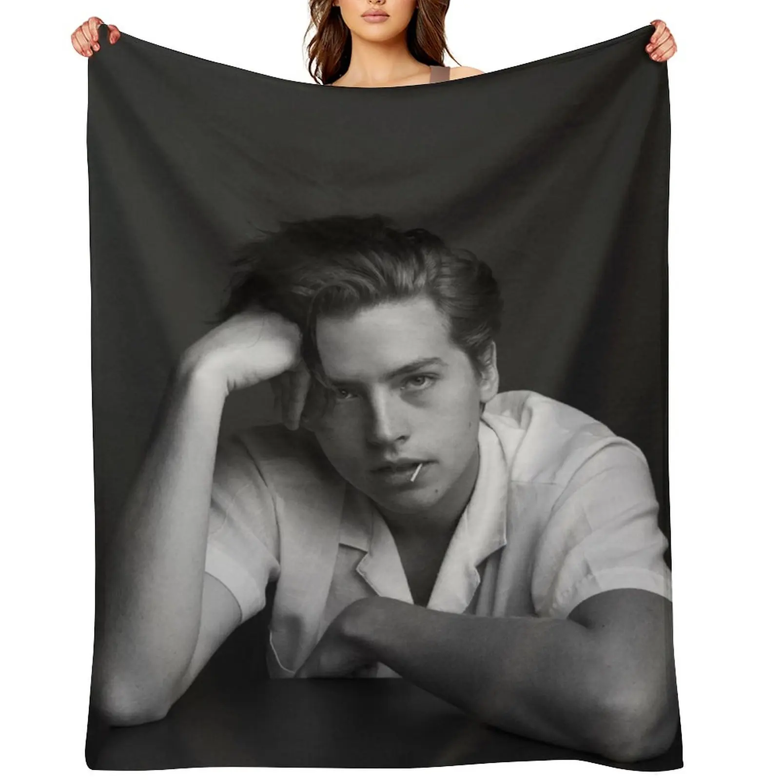 

Cole Sprouse Throw Blanket Luxury Thicken Loose wednesday valentine gift ideas Blankets