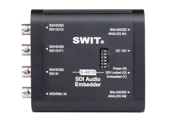 SWIT S-4610 SDI Audio Embedder