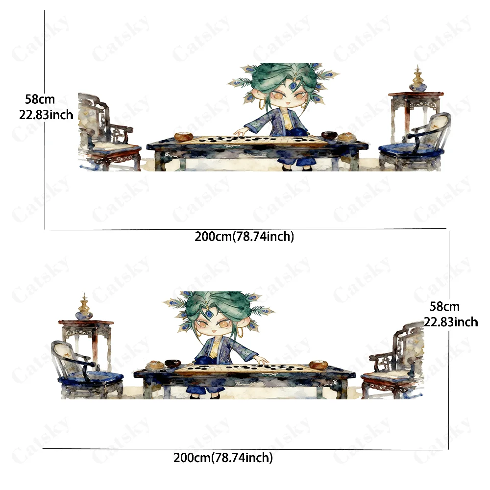 Peacock Little Noble Lady Creative Pattern Stickers Car Body Door Side Fashion Stickers Two Decorative Sheets Suitable for All C