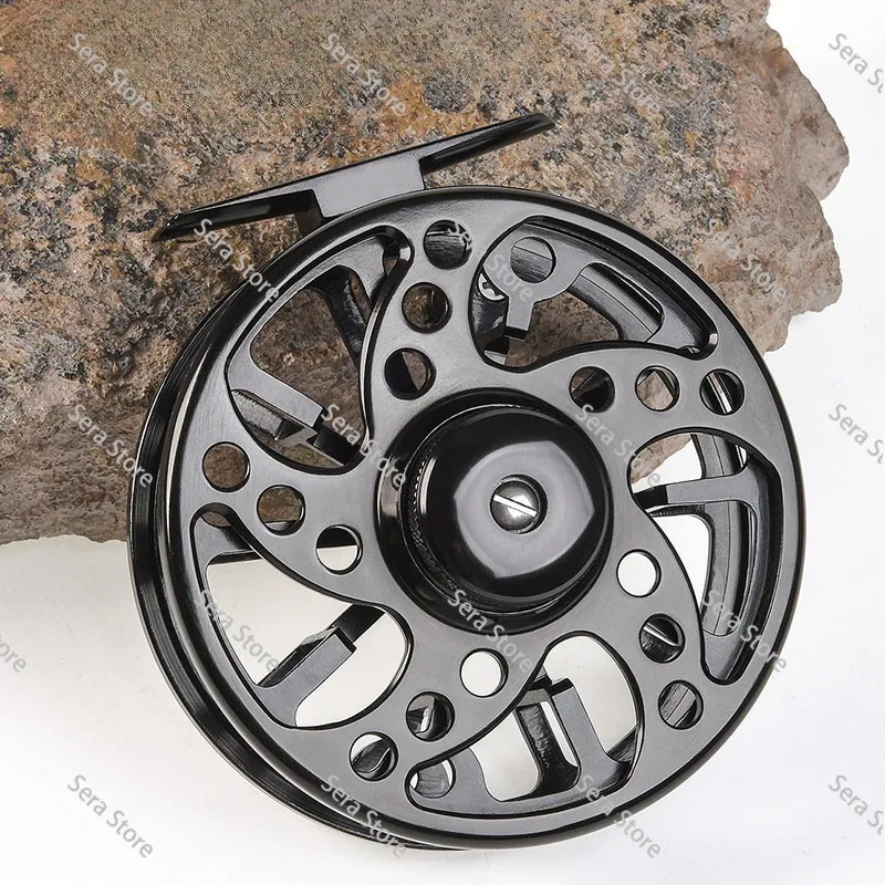 Ultralight CNC Alloy Fly Fishing Reel Left Right Interchangeable Brake Ice Fishing Reel