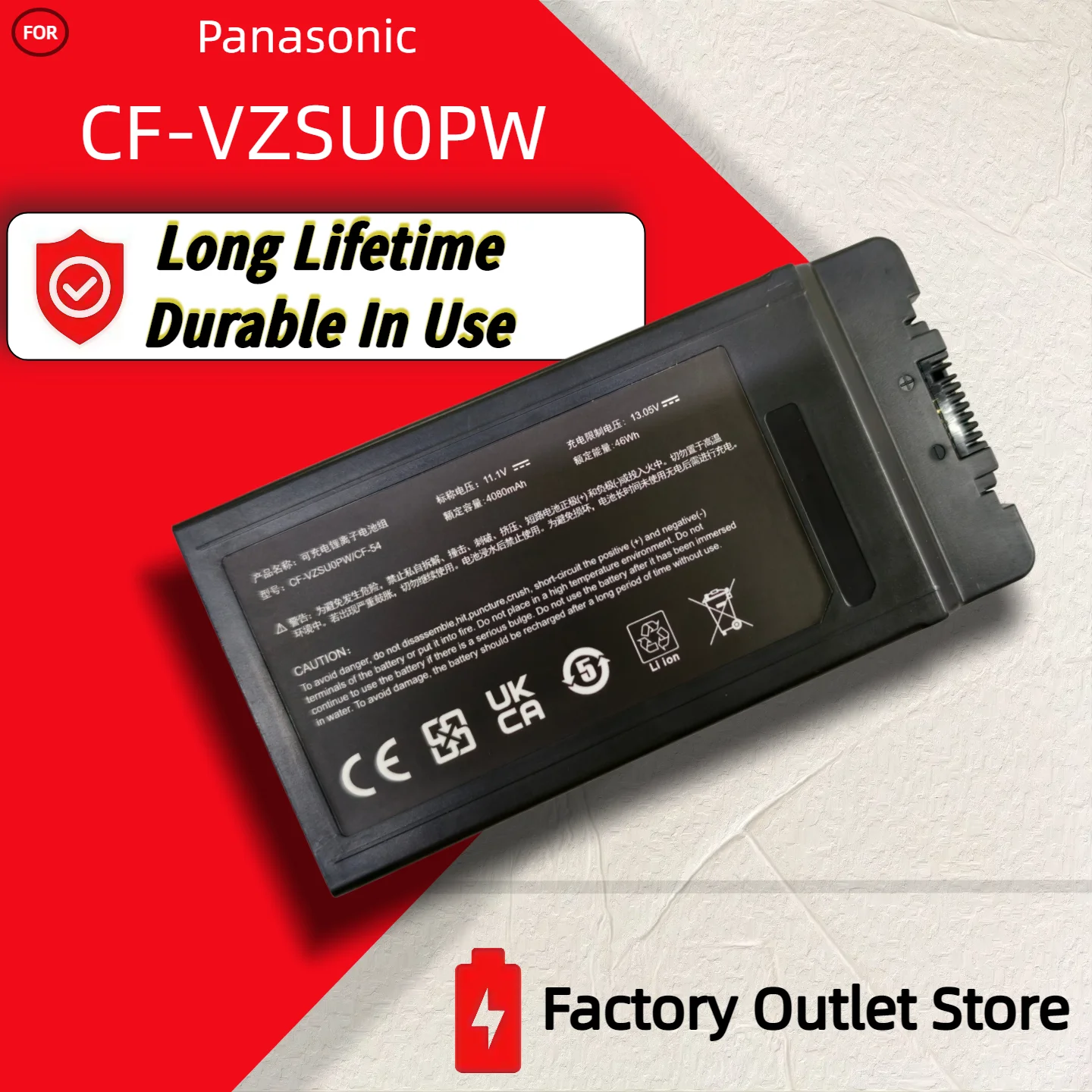 Wholesale And Retail ❗❗❗ CF-VZSU0PW For Panasonic CF-54 Battery Toughbook CF-VZSU0LW CF-VZSUOPW CF-VZSU0PR CF-VZSU0GW 4080MAH