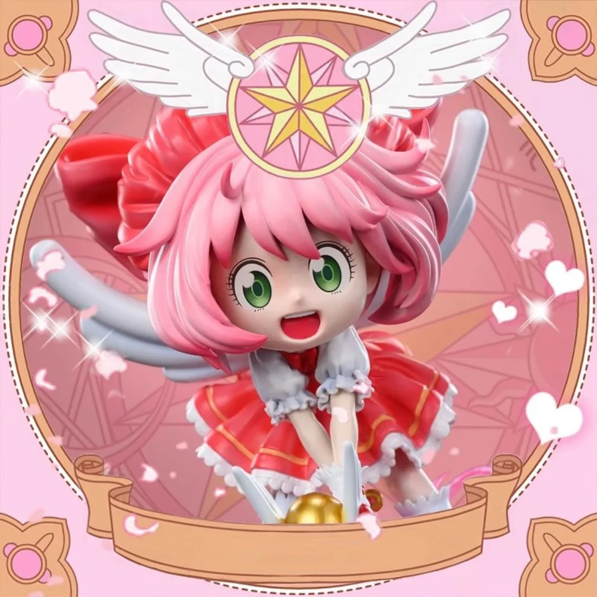 Anya Forger Cosplay Magical Girlkawaii Figure, Modèle GK, Statue Anime Kawaii, Ornements à collectionner, Jouet pour enfants, Cadeaux