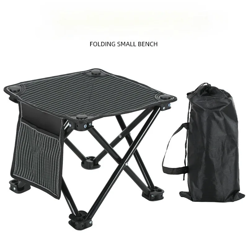 

New Outdoor Portable Folding Chair Mazar Sketch Painting Stool Four Corner Stool Bench Folding Fishing Stool Low Stool