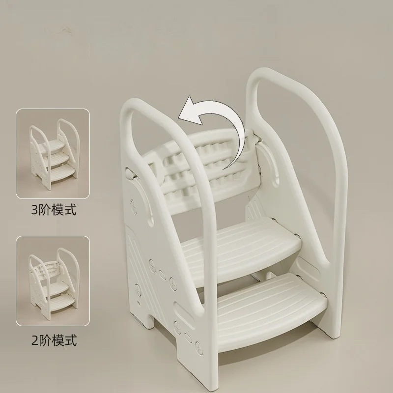 Multi-layer Stairs Washbasin Step Stool Hand Washing Step Stool Children's Footstool Pedal Height Increase Non-Skid Step Ladder