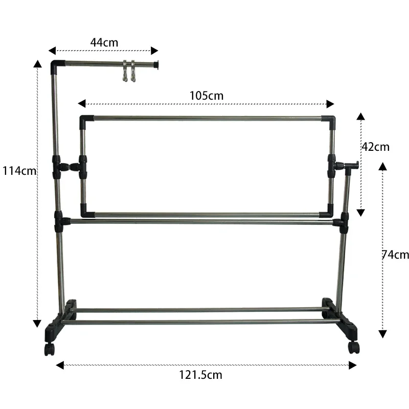 Adjustable Stainless steel &Plastic Stand Desktop Embroidery Frame Cross Stitch Sewing Craft Tool Chinese Cross Stitch Kit