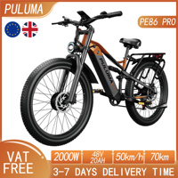 PULUMA PE86 PRO E-bike 2000W Peak Power Motor 48V20AH Battery Mountain Electric Bicycle 26*3.0 Inch Fat Tire Adult E-Bike