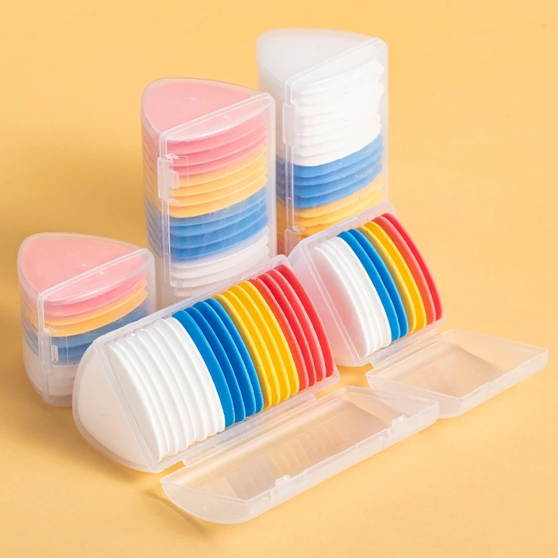 10/20/30Pcs Box Stoff Schneider Kreide Dreieck Löschbaren Stoff Marker für Kleidung Muster DIY Nähen Werkzeug hand Zubehör